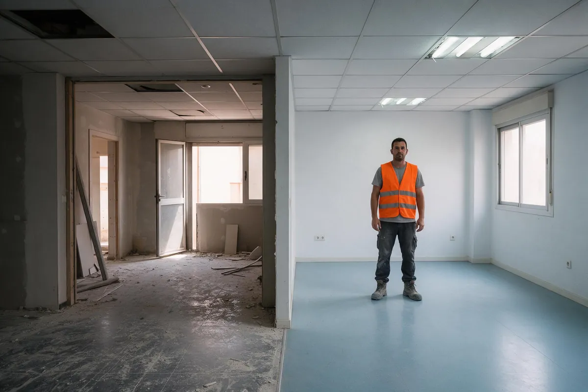 Limpieza final de obra: qué incluye en València Marítim — Portlimp Valencia